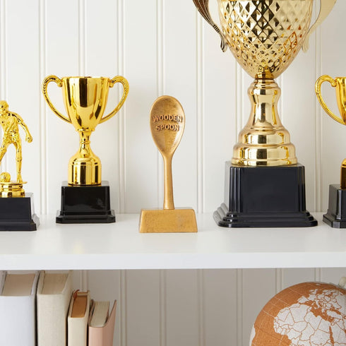 Golden Spoon Award Cooking Trophy for Chili Cook Off, Baking Contest, Funny Food Prize, Bronze Metal Finish