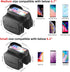 ROCKBROS Bike Bag, Waterproof Top Tube Phone Holder Pouch for Mountain Bicycle, Compatible with iPhone X, 8 Plus