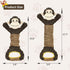 Vehomy Dog Squeaky Toy Gorilla Shaped Dog Toy for Aggressive Chewers Tug of War Dog Toy Pet Interactive Toy Dog Plush Toy with Crinkle Paper for Small Medium Large Dogs Gorilla