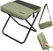 Yoosure Portable Folding Camp Stool with 2 Side Pockets, Lightweight Foldable Camping Stool