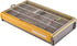 Plano EDGE 3700 Hook Utility Box, Clear/Yellow, Waterproof Tackle Storage Container for Fishing Hooks