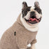 Fitwarm Knitted Dog Hoodie Sweater, Lightweight Winter Clothes for Small Dogs, Heather Khaki, Medium