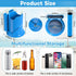 lxuraduy Paddle Board and Kayak Cup Holder, Paddle Grips, Paddle Board and Kayak Accessories Kit (Blue)