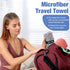 8 Pack Peryiter Microfiber Quick Dry Gym Towels, Odor-Free Absorbent Fiber, Fast Drying Working Out Towel for Men