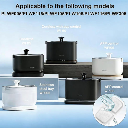 24 Packs PLWF005/PLWF115/PLWF105/PLW106/PLWF116/PLWF305,Replacement Cat Water Fountain Filter Replacement Compatible