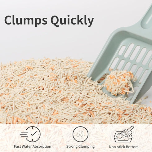 starmiu 2.5kg 100% Flushable Tofu Cat Litter, Vanilla Scented Bag, Natural Plant-Based, Dust-Free, Fast Clumping, Odor