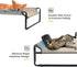 Veehoo Original Cooling Elevated Dog Bed - Outdoor Raised Cots for Large Dogs, Portable Standing Pet Bed with Washable
