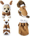 Mogoko Dog Cat Christmas Reindeer Costume, Funny Pet Elk Cosplay Dress, 2XL Size