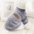 Idepet Pet Dog Classic Sweater Sweatshirt, Soft Fleece Coat for Small, Medium Dogs, Warm Pet Clothes, Soft Puppy