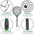 Telescoping Aluminum Alloy Fishing Net, Adjustable Length 32-52.7 Inches, Maximum Load 20 Pounds