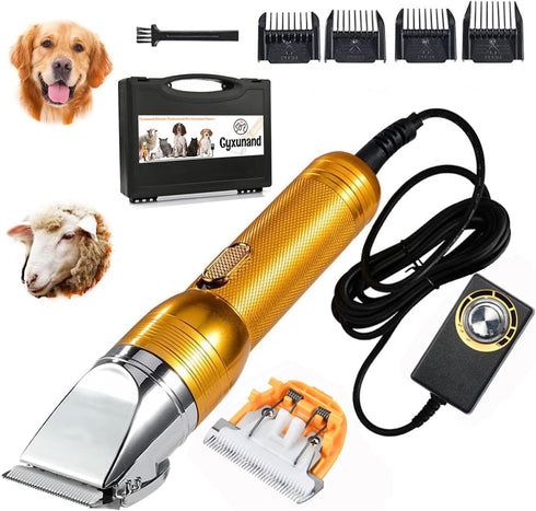 Electric Professional Dog Grooming Clippers, Powerful Sheep Shears Pet Grooming Clippers for