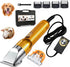Electric Professional Dog Grooming Clippers, Powerful Sheep Shears Pet Grooming Clippers for