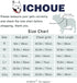 iChoue French Bulldog 100% Breathable Cotton Striped T Shirts, Summer Cooling Vest Clothes for Medium Dogs Tank Tops