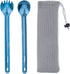Titanium Spork Long Handle - Ultra Lightweight Camping Utensil for Backpacking, Hiking, Outdoors