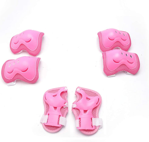Kids Helmet Knee Elbow Pads Wrist Guard, Sport Protective Gear for Scooter Skateboard Roller Bike Safety Set