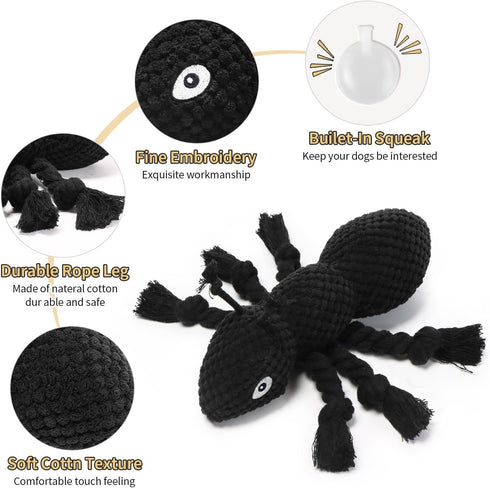 Ant Plush Dog Toy, Interactive Chew Toy for Small and Medium Dogs with Stuffing and Scream