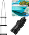 JarThenaAMCS 3 Step Boat Rope Ladder Portable Assist Boat Boarding Outdoor Climbing