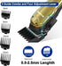 Dog Grooming Clippers Kit - Low Noise Heavy Thick Hair Coats Shaver Clippers, Professional Rechargeable Cordless