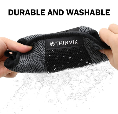 Thinvik Bike Sweat Guard & Frame Protector Cover, Sweat Absorb to Prevent Bicycle Corrosion for Indoor Cycling
