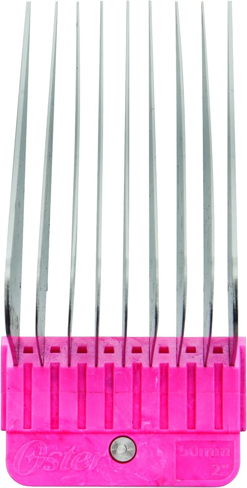 Oster 10-Piece Pet Clipper Guide Comb Kit, Stainless Steel (078936-100-000)