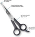 #1 Trimmer Set 2 Pets First Pet Grooming Scissors Body & Facial Durable Stainless Steel Blades. Rounded Tips Shears
