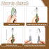 Folding Camping Utensils Cutlery Set, 4-in-1 Stainless Steel Spoon Fork Knife Bottle Opener, 5 Pcs, Red, Green, Black,