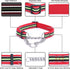 Reflective Martingale Dog Collars, Adjustable Soft Neoprene Padded Breathable Nylon Pet Collar for Puppy, Medium and Large Dogs,Rose Red,S
