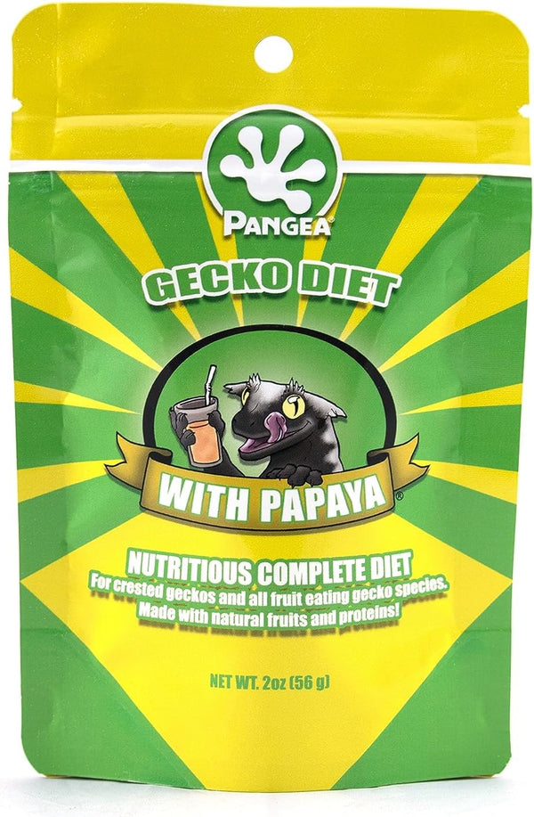 Pangea Papaya Complete Crested Gecko Food, Fruit Mix, 2 Oz.