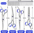 7-in-1 Dog Grooming Scissor, Pet Grooming Scissor for Dogs, Professional Dog Grooming Kit with Safety Round Tips