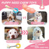 7 PCS Puppy Toys - Chew Toys for Teething Small Dogs 0-6 Months, Pink Rubber Rope Toys for Anxiety Relief