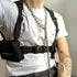 Unisex Black Chest Rig Bag - Streetwear Tactical Vest Hip-hop Chest Bags Fashion Tactics Waist Pack for Women