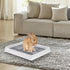 2 Pack Chinchillas WUWEOT Large Rabbit Litter Box, Shallow Bunny Restroom Litter Tray, Small Animals Litter Pan Toilet