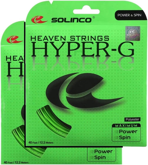 Solinco Hyper-G 19g Tennis String - 2 Packs