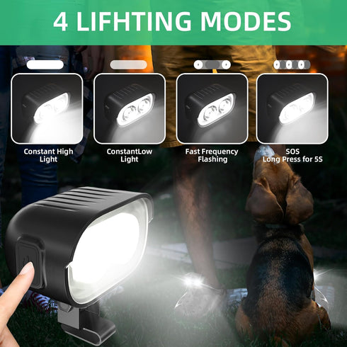 2 SEVENKA LED Headlights for Shoes, Flashlight Attachment for Shoes, Lights Accessories for Kids Boy Girl Men Women