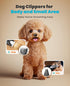 Trimmer 2 1, 2000mAh Trimmer oneisall LED Light Dog Clippers, Cordless Dog Grooming Kit in Pet Grooming Clippers Paw