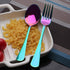 Travel Utensils Set with Case - Reusable Portable Cutlery Set, Stainless Steel 8pcs Including Knife, Fork, Spoon, Straws