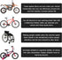 PSLER 72 PCS Black Spoke Skins, Spoke Covers Trim Wrap Decoration Protector for Motorcycle Motocross