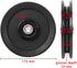 Luwint 4.5” Bearing Pulley Wheel, Replacement Parts for Home Gym System Equipment Cable Machine