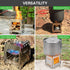 Lixada Portable Camping Stove - Wood Burning & Stainless Steel Alcohol Stove for Outdoor Use
