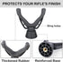 360 Rotating V Yoke Shooting Rest for Rifle Compatible with Shooting Stick Hunting Tripod, Gun Tripod and Monopod