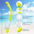 Supertrip Dry Snorkel for Adults - Scuba Diving with Splash Guard and Top Valve for Snorkeling Swimming