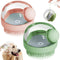 Dog Bath Scrubber Brush, 2 PCS Grooming Massage Shampoo Brush with Soap Dispenser for Dogs and Cats