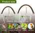 Rypet U Shape Natural Wood Stand Perch for Parrots, Swing Bird Chewing Stand, Cage Accessories for Budgies, Conures,