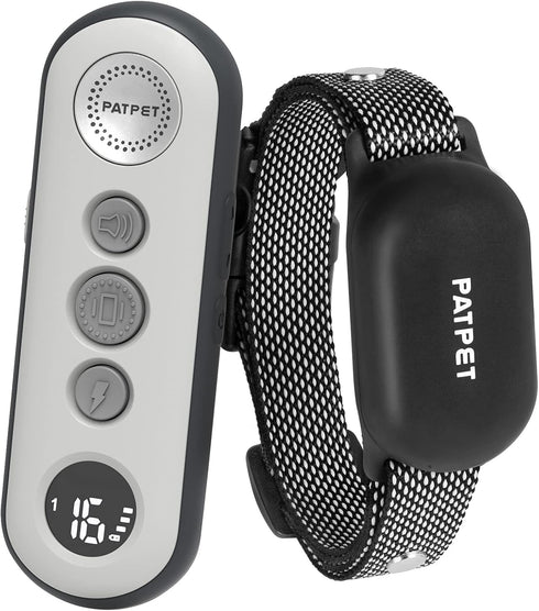 PATPET Dog Training Collar with Remote, Electric Shock Collar for Small Medium Large Dogs, 3 Adjustable Safe Modes,