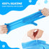 Pecute Heat Resistant Pet Grooming Gloves - Silicone Bathing Gloves with High-Density Teeth for Dogs & Cats (Blue)