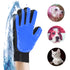 Pet Grooming Glove, Comfortable Brush Glove for Dog, Cat, Rabbit, Perfect Hair Remover for Short and Long Fur
