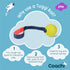 Coachi Tuggi Ball - Interactive Dog Toy for Tug of War, Strong Bungee Handle for Training and Play