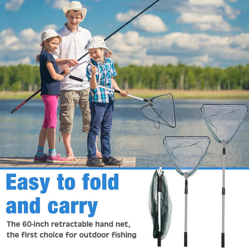 Wovnet 7 60 Inch Pcs Fish Trap Minnow Trap Crab Trap Crawfish Trap Lobster Trap and Portable Folded Fishing Accessories