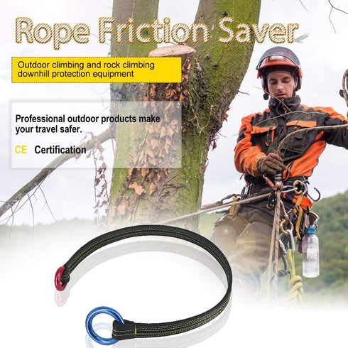 NewDoar Tree Arborist Friction Saver 22KN Climbing Cambium Saver, 35.4 inch/43 inch