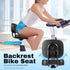 Bicycle Saddle, Wide Comfort Electric Tricycle Bike Bicycle Saddle Seat Pad with Back Rest,Adjustable Height,High